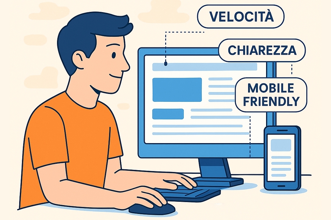 immagine di un computer su una scrivania