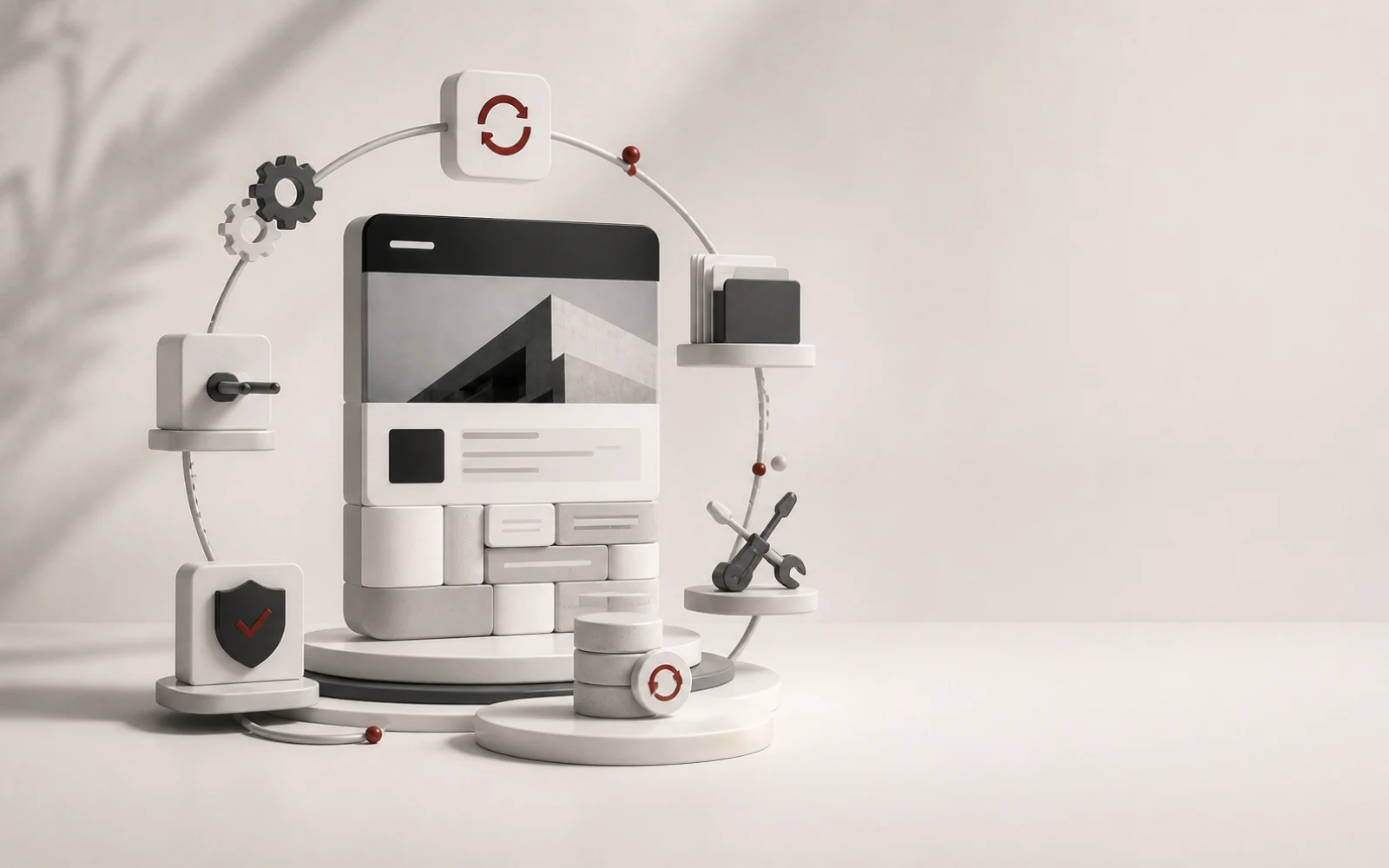Confronto tra gestione interna WordPress e sito sviluppato da Evolvee