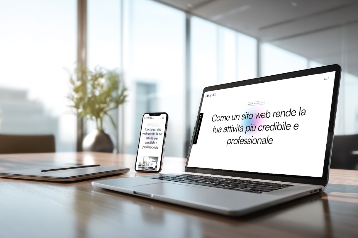 immagine di un computer su una scrivania