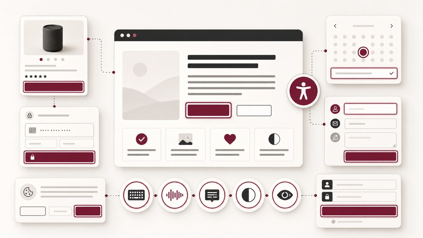 sito con implementazioni di accessiblità